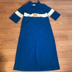 Vintage Emblem Front Housecoat Robe